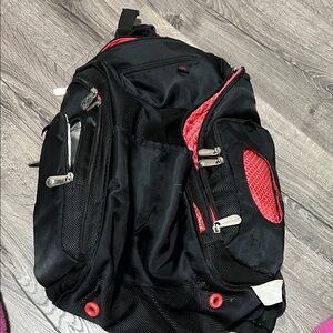 Fisher-Price Black and Red Baby Bag